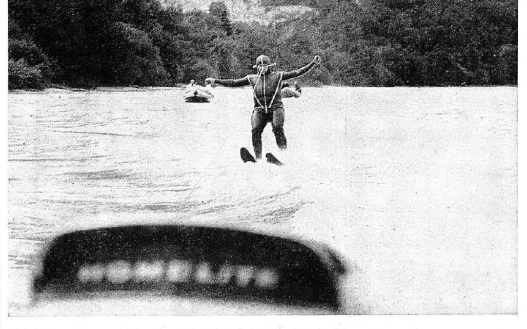 Août 1964: du ski nautique sur le Rhône pour financer une église!